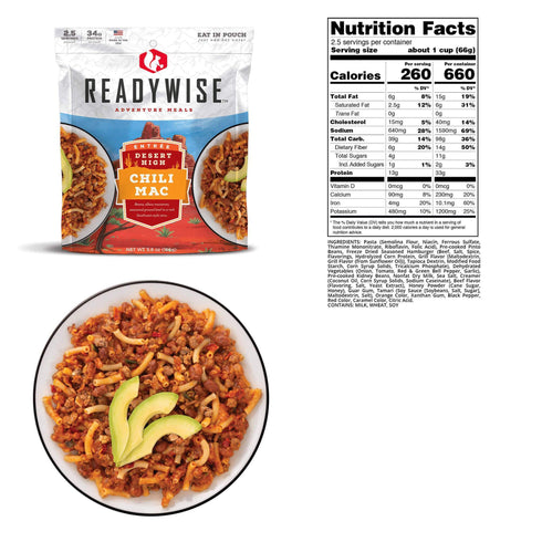 Desert High Chili Mac with Beef - 6 Pack